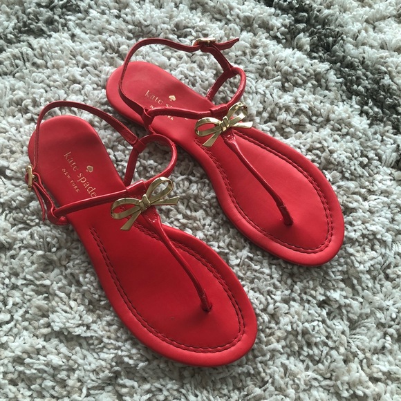 kate spade red sandals
